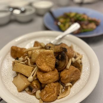August Gatherings - Japanese Tofu With Abalone Sauce - Cantonese Near Me - New York, New York August Gatherings - Japanese Tofu With Abalone Sauce - Cantonese Near Me - New York, New York