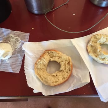 The Bagelry - 5/1/16- 10 a.m. They were rude to me for using a coupon, refused to cut the bagel, and didn't have any knives, so I had to rip it. - Bagels Near Me - Bellingham, Washington The Bagelry - 5/1/16- 10 a.m. They were rude to me for using a coupon, refused to cut the bagel, and didn't have any knives, so I had to rip it. - Bagels Near Me - Bellingham, Washington