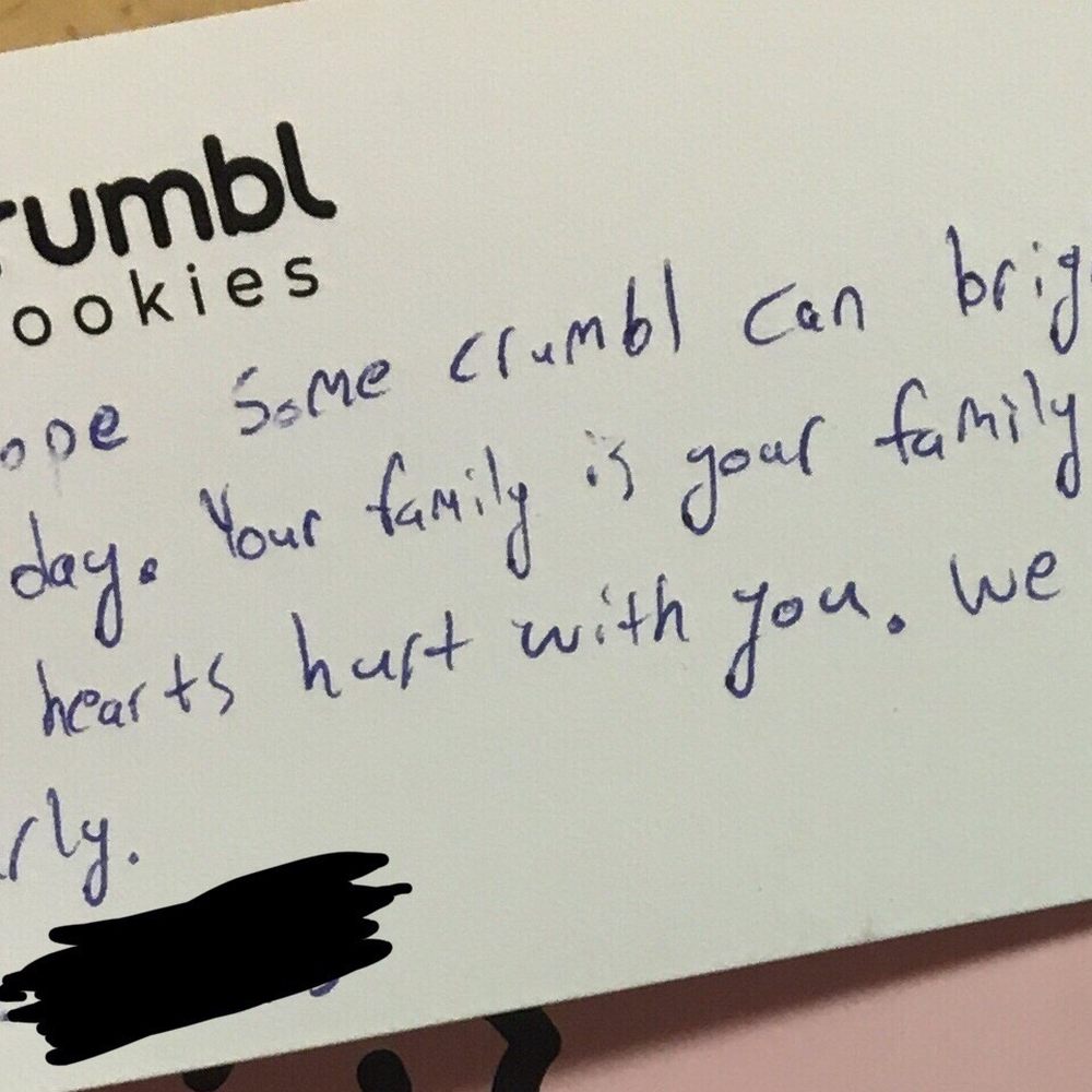 Crumbl - Provo - Management should designate a staff member with good penmanship to write all delivery notes... - Bakeries Near Me - Provo, Utah Crumbl - Provo - Management should designate a staff member with good penmanship to write all delivery notes... - Bakeries Near Me - Provo, Utah