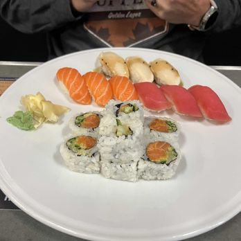 Nagoya - Salmon , tuna, white tuna and spicy tuna roll - Steakhouses Near Me - Grand Rapids, Michigan