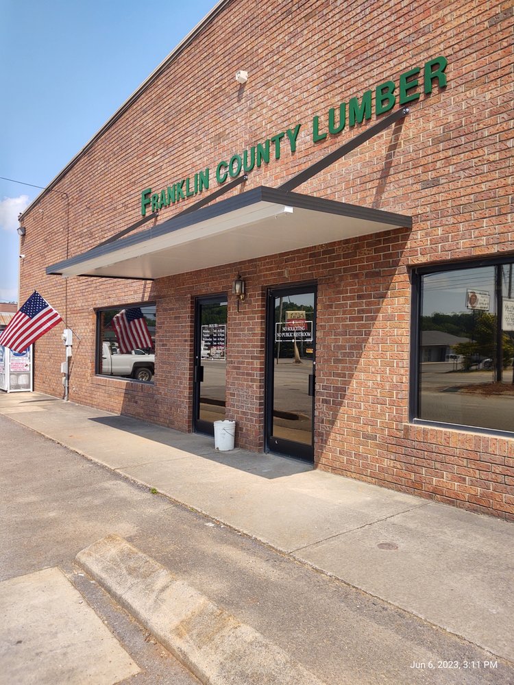 FRANKLIN COUNTY LUMBER Updated September 2024 617 David Crockett