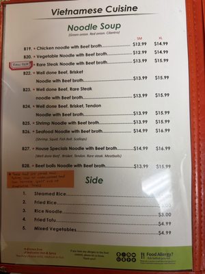 Menu photo 5 Thai Chili & Pho Grand Junction, CO