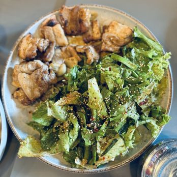 Soyo Southern Highlands - Pork Belly with House Salad - Korean Near Me - Enterprise, Nevada