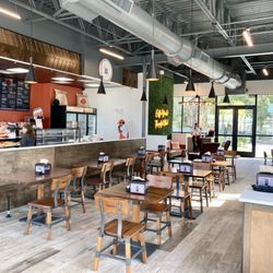 Mecatos Bakery & Café - Inside of the bakery and cafe.