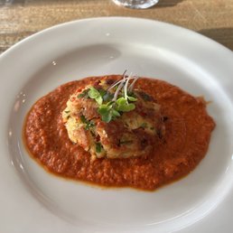 Outstanding crab cakes