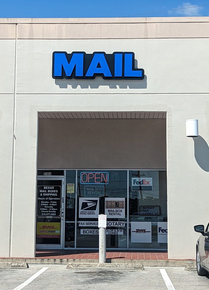 BEXAR MAILBOXES & SHIPPING Updated October 2024 2186 Jackson Keller Rd, San Antonio, Texas
