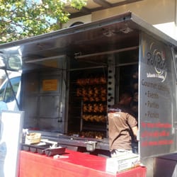 Roli Roti Gourmet Rotisserie - It's so hot there, I applaud the workers. You can feel the heat from afar