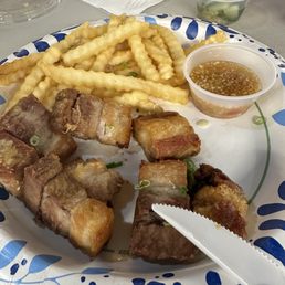 Fried pork belly