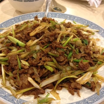 Darda Seafood Restaurant - 葱爆羊肉(Sautéed Lamb Slices with Scallion) - Chinese Near Me - Milpitas, California