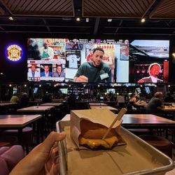 BoomerJack's Grill - Brown bag burger.