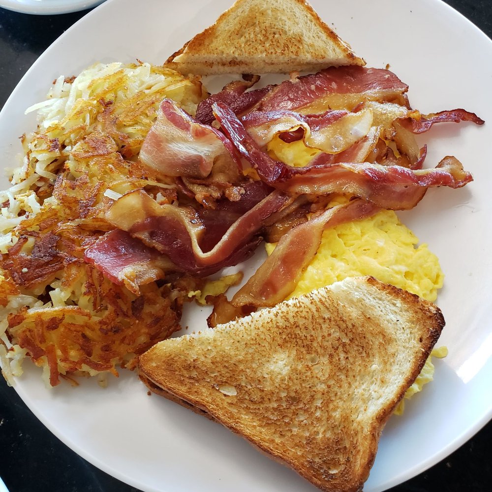 Parkview Diner - Two Eggs & Bacon (with Hash Browns and Toast) - Diners Near Me - Brooklyn, New York Parkview Diner - Two Eggs & Bacon (with Hash Browns and Toast) - Diners Near Me - Brooklyn, New York