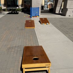 Fun games are located at the Palladio Center Park. Fun games are located at the Palladio Center Park.