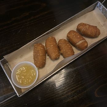 Cali Aji Latin Kitchen and Bakery - Mini Tequenos with Pineapple Sauce (30pcs) - Catering - Latin American Near Me - Riverview, Florida Cali Aji Latin Kitchen and Bakery - Mini Tequenos with Pineapple Sauce (30pcs) - Catering - Latin American Near Me - Riverview, Florida