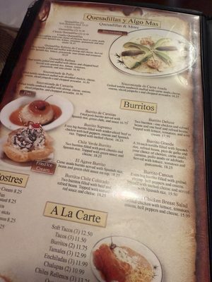 Menu photo 4 Los Magueyes Mexican Restaurant Santa Fe, NM