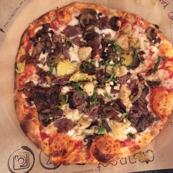 Fired Pie - Steak pizza with tomato sauce - Pizza Near Me - Phoenix, Arizona