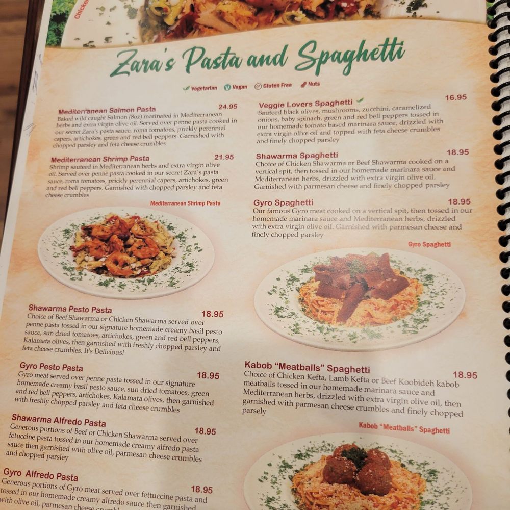 Zara’s Mediterranean Kitchen - Menu - Mediterranean Near Me - Spring, Texas Zara’s Mediterranean Kitchen - Menu - Mediterranean Near Me - Spring, Texas