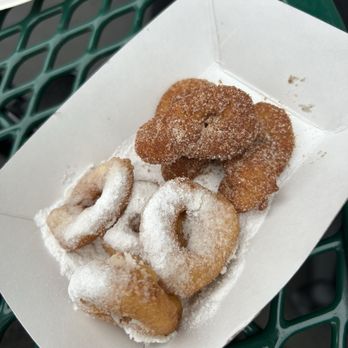 The Celtic Creamery - Donuts. Half Cinnamon Sugar, Half Powdered Sugar - Desserts Near Me - Hendersonville, North Carolina