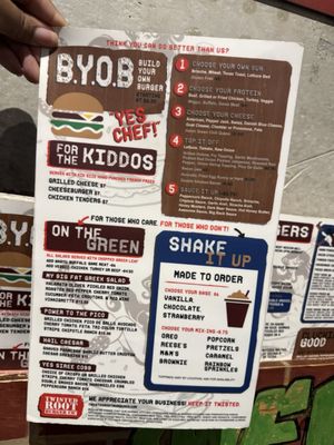 Menu photo 2 Twisted Root Burger Waco, TX