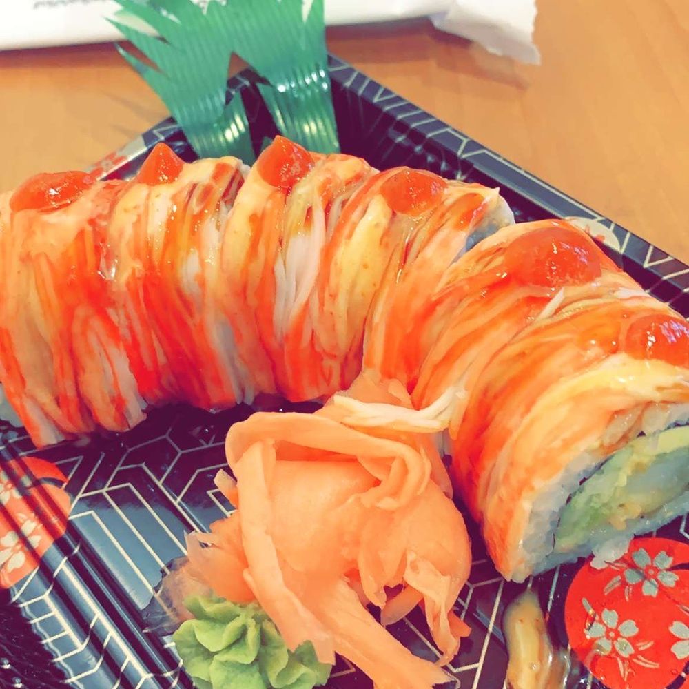 Poke Sushi Roll - Sunrise Roll - Sushi Bars Near Me - Dallas, Texas Poke Sushi Roll - Sunrise Roll - Sushi Bars Near Me - Dallas, Texas