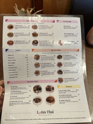Menu photo 2 Lotus Thai Restaurant Bartlett, TN Menu photo 2 Lotus Thai Restaurant Bartlett, TN