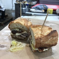 Perfect ham baguette