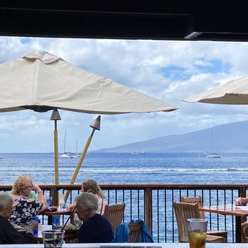 Kimo's Maui - View from my bar stool - Seafood Near Me - Lahaina, Hawaii Kimo's Maui - View from my bar stool - Seafood Near Me - Lahaina, Hawaii