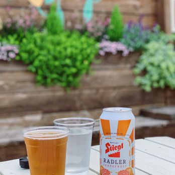 Antique Taco - a beer and a glass on a table - Bars Near Me - Chicago, Illinois