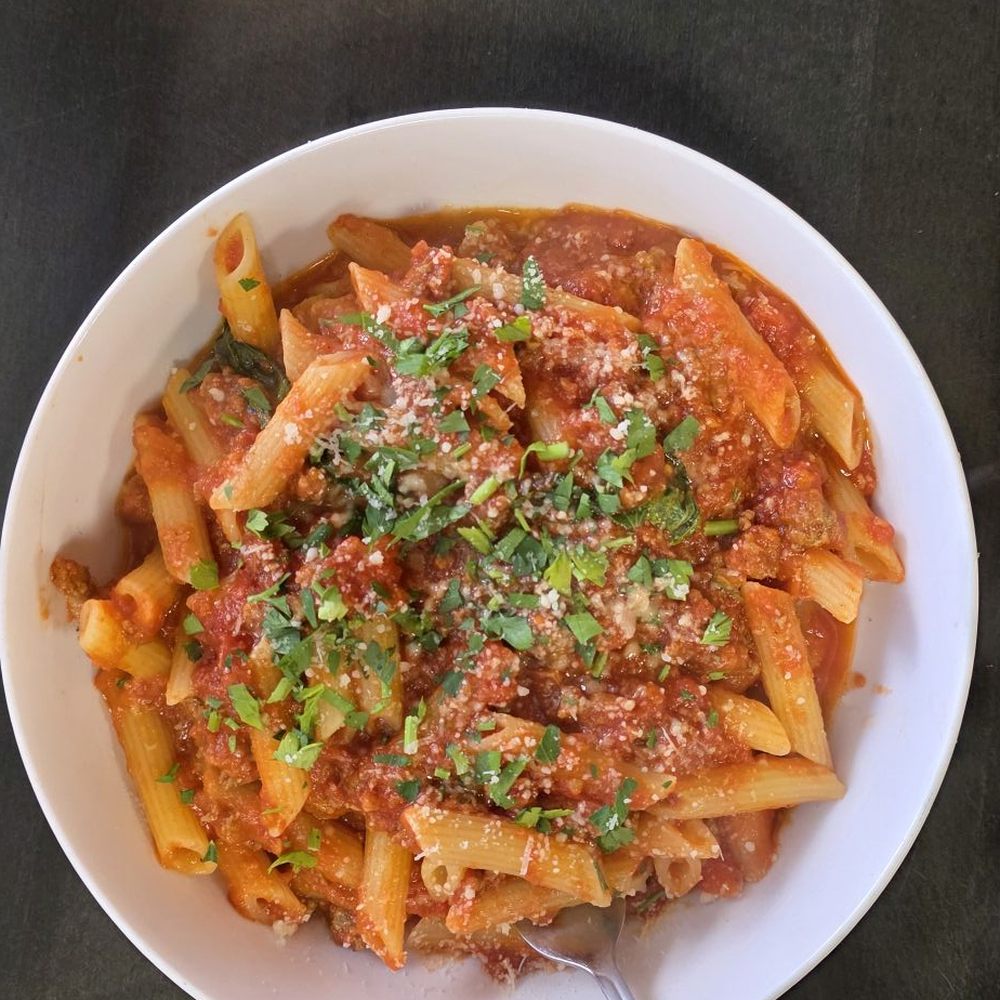 Calogero's - Pasta with red sauce - Pizza Near Me - Naperville , Illinois Calogero's - Pasta with red sauce - Pizza Near Me - Naperville , Illinois