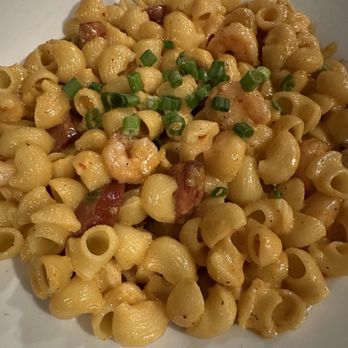 The Boathouse - Shrimp and andouille mac and cheese - Seafood Near Me - Orlando, Florida The Boathouse - Shrimp and andouille mac and cheese - Seafood Near Me - Orlando, Florida
