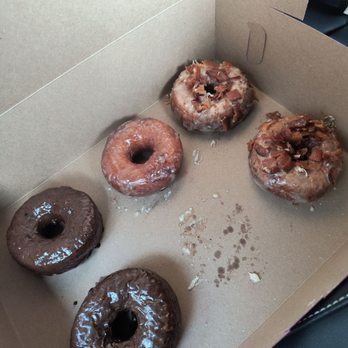 Bismarck Doughnuts - I meant to take a picture first but I was so excited and they smelled amazing so I couldn't wait! - Donuts Near Me - Orem, Utah