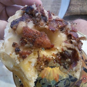 Charlie's Delights - Amazing maple bacon raised (yeast) donut from Charlie's Donuts - Donuts Near Me - Alys Beach, Florida