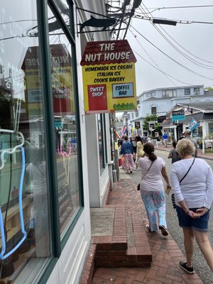 Photo of The Nut House - Provincetown, MA, US. people walking down the sidewalk