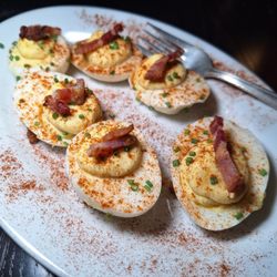 Devil Eggs on Bar Menu !