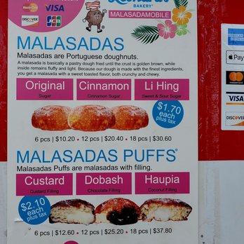 Leonard's Pearlridge Malasada Mobile - Da prices as of February 22, 2023 - Desserts Near Me - Aiea, Hawaii