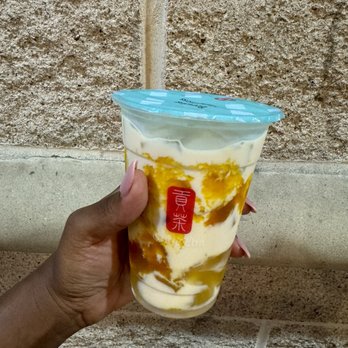 Gong Cha - Mango Milk tea - Bubble Tea Near Me - Houston, Texas Gong Cha - Mango Milk tea - Bubble Tea Near Me - Houston, Texas
