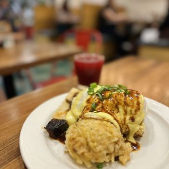 Phoebe's Diner - a plate of food on a table - Breakfast & Brunch Near Me - Austin, Texas Phoebe's Diner - a plate of food on a table - Breakfast & Brunch Near Me - Austin, Texas