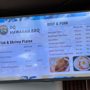 DQ Hawaiian BBQ - Menu p.2 - Hawaiian Near Me - Elk Grove, California DQ Hawaiian BBQ - Menu p.2 - Hawaiian Near Me - Elk Grove, California