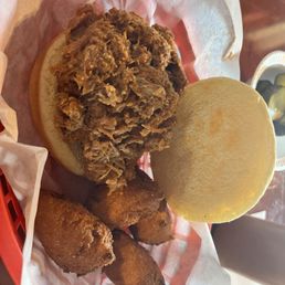 Chopped Pork Sandwich