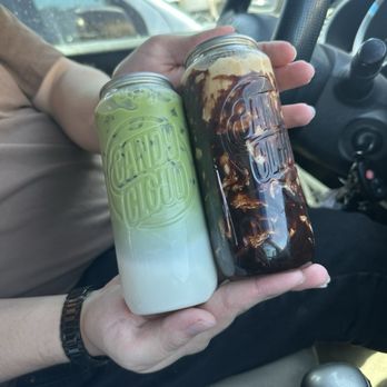 Candy Cloud - Matcha latte, Mocha Cookie Crumble Frappe - Coffee & Tea Near Me - San Antonio, Texas