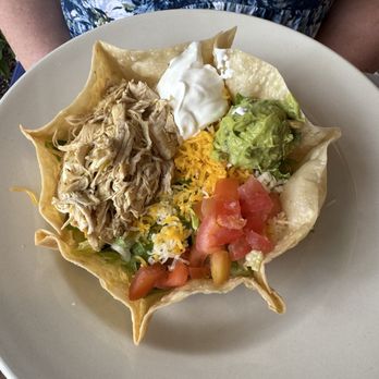 Baja Cantina - Shredded chicken taco salad! - Mexican Near Me - Roanoke, Texas
