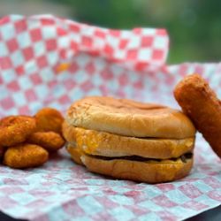 Freezer Fresh Dairy - Fried Banana Peppers Plain Double Cheeseburger Mozz Stick