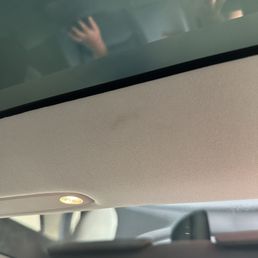 Stained headliner Stained headliner