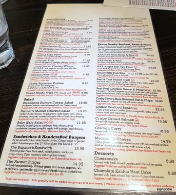 Menu photo 4 Crafty Coyote Toronto, ON