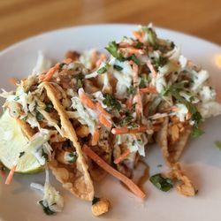 7/7/26 Happy hour. Wonton Tacos. My favorite!