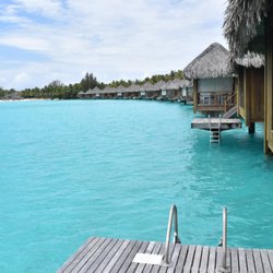 Perfect Honeymoons - Our overwater bungalow at the St. Regis Bora Bora for our honeymoon booked by Steve MacKnight at Perfect Honeymoons!