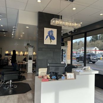 Blue Iris Salon - Reception area - Hair Extensions Near Me - Mill Creek, Washington Blue Iris Salon - Reception area - Hair Extensions Near Me - Mill Creek, Washington