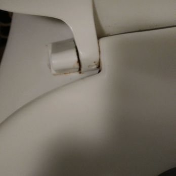 Embassy Suites by Hilton Buffalo - Dried feces on the toilet seat - Hotels Near Me - Buffalo, New York