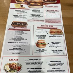 Hwy 55 Burgers Shakes & Fries - Menu front