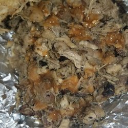 Burnt Ends BBQ - BBQ pork Sandwich... lots of meat!