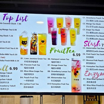 Cha Miao - Menu - Bubble Tea Near Me - Richmond Hill, Ontario
